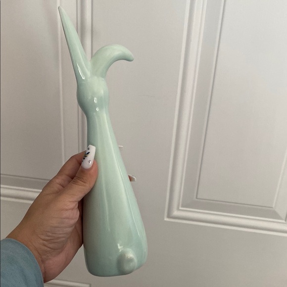 Mint Green Ceramic Rabbit ๐ Figurine - Picture 5 of 5